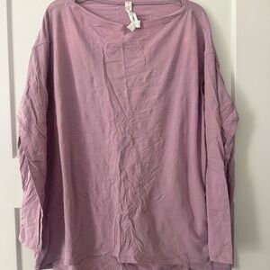 lululemon athletica Purple Long Sleeve Top